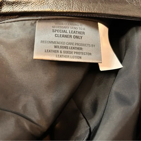 Wilsons Genuine Leather Black Skirt | NWOT - Size 8 - Picture 9 of 9
